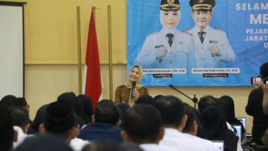 Bupati Serang, Rachmatu Zakiyah membuka asesmen komptensi dari BKN. Foto: Antara