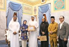 Bupati Serang, Ratu Rachmatuzakiyah bersama Dubers UEA, Abdulla Saleem Al Dhaeri. Foto Web Pemkab Serang