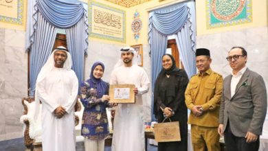 Bupati Serang, Ratu Rachmatuzakiyah bersama Dubers UEA, Abdulla Saleem Al Dhaeri. Foto Web Pemkab Serang