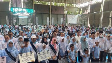Bupati Serang, Ratu Rachmatu Zakiyah dalam peringatan Hari Anak Internasional. Foto: Antara