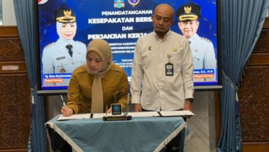 Pemkab Serang dan Syahbandar Banten teken MoU pengiriman MBLB via laut. Foto Antara