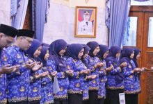 ASN PPPK, CPNS dan PNS yang dilantik Bupati Serang, Ratu Rachmatuzakiyah. Foto: Arif Sholeh