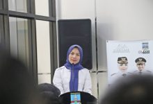 Bupati Serang, Ratu Rachmatuzakiyah. Foto; Arif Sholeh