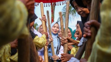 Bupati Serang, Ratu Racmatuzakiyah dalam Festival Sangga Nagara. Foto: Arif Sholeh