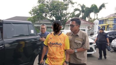 Arifin, Tersangka korupsi dana bansos Kemendikbud. Foto: Budi Wahyu Iskandar