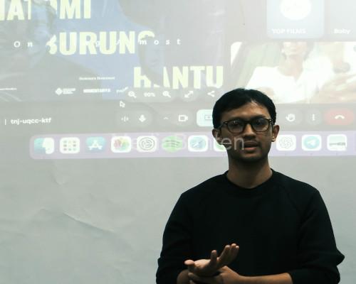 Akarilarang Witharja, film maker asal Banten. Foto Istimewa