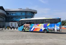Bus Trans Banten. Foto Antara