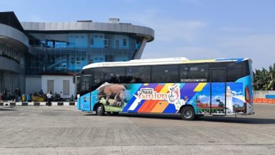 Bus Trans Banten. Foto Antara