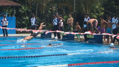 Cabor Renang dalam Popda X Banten. Foto: Biro Adpim Banten