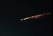 Benda misterius yang melintas di udara Lampung dan Banten. Foto Istimewa