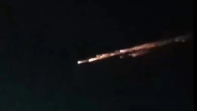 Benda misterius yang melintas di udara Lampung dan Banten. Foto Istimewa