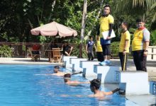 Calon Taruan Akpol jalani seleksi jasmadi di Grup 1 Kopassus Serang. Foto Daeng Yusvin
