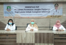 Sosialisasi caregiver untuk Lansia di Dinkes Banten. Foto: Dinkes Banten