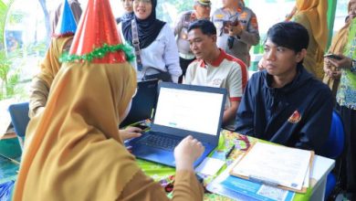 Salah satu pelayanan cek kesehatan gratis di Kota Tangerang. Foto: Istimewa