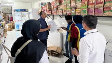 Polda Banten sedang mencek marshmallow mengandung babi. Foto: Yono