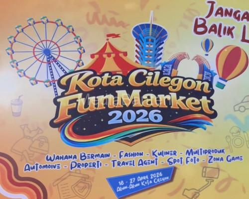 Flyer Cilegon Fun Market. Foto Daeng Yusvin