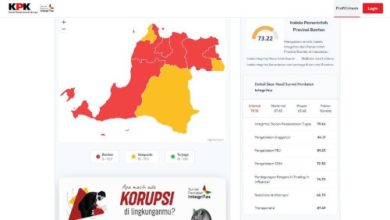Pemkot Cilegon raih predikat zona kuning hasil SPI KPK. Foto Daeng Yusvin