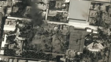 Kompleks Kediaman Pemimpin Tertinggi Iran, Ali Khamenei setelah dibom. Foto BBC Indonesia