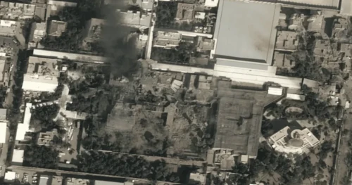 Kompleks Kediaman Pemimpin Tertinggi Iran, Ali Khamenei setelah dibom. Foto BBC Indonesia