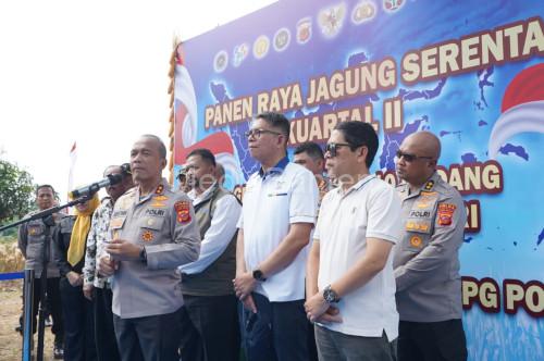 Lomba Ketahanan Pangan memperebutkan Piala Jagung Kapolda Jabar. Foto Yono