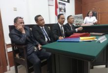 Tim Kuasa Hukum Mamang Maulidin di PTUN Serang. Foto Dadang