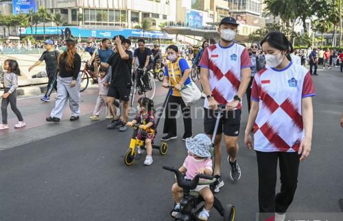 Anak-anak yang rentan terdampak abu vulkanik. Foto Antara