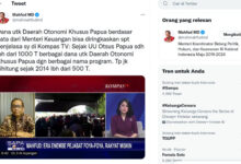 Cuitan Mahfud MD, Menkopulhukam di twitter. Foto: Akun Mafhud MD