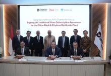 Danantara -INA tandatangani perjanjia proyek investasi Chandra Asri. Foto Antara
