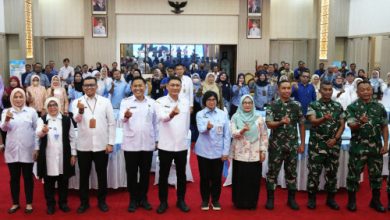 Deden Apriandhi, Sekda Provinsi Banten dalam acar penguatan MBG 3B. Foto Biro Adpim Banten