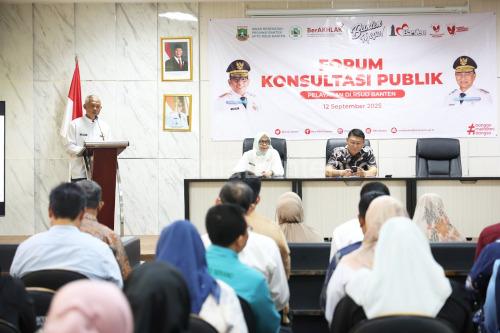 Forum Komunikasi Publik Pelayanan Kesehatan RSUD Banten. Foto: Biro Adpim Banten