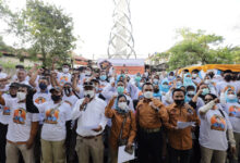 UMKM dan emak-emak di Tangsel deklarasikan dukungan ke Sandiaga Uno.