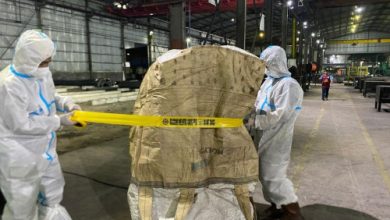 Proses dekontminasi radiaktif Cesium - 137 di Kawasan Industri Modern Cikande. Foto: Antara