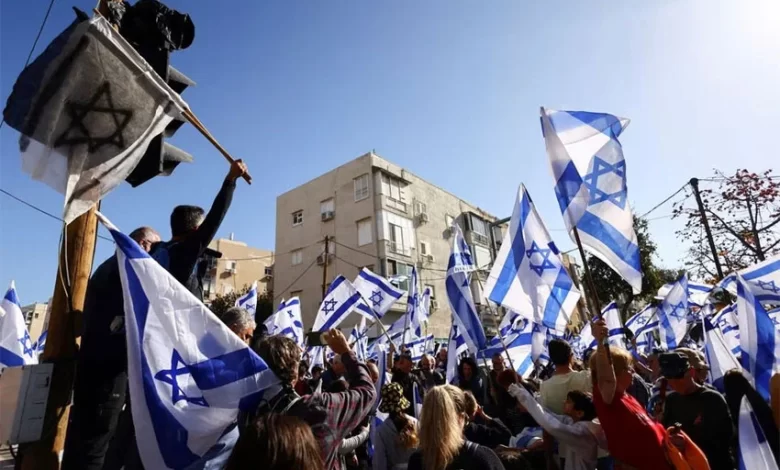 Para demonstran Israel di Tel Aviv. Foto: Istimewa