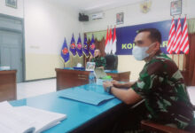 dankodikmar pimpin rapat juknis menembak senapan