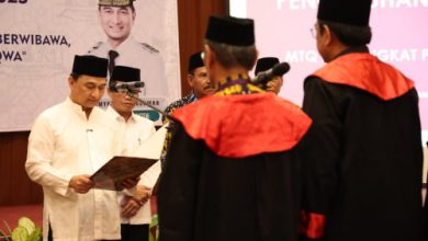 Pelantikan anggota Dewan Hakim MTQ Banten tahun 2025. foto Biro Adpim Banten