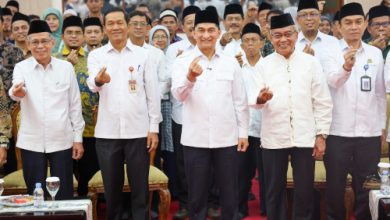 Wagub Banten, Achmad Dimyati Natakusumah hadir dalam Rakorda Banznas Banten. Foto: Biro Adpim Banten