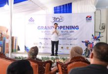 Wagub Banten, Achmad Dimyati Natakusumah dalam peresmian Kantor BPR ABS di Pandeglang. Foto Biro Adpim Banten