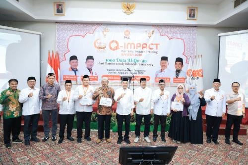 Wagub Banten, Dimyati Natakusumah mendorong lahirnya 1.000 duta Al Quran. Foto Biro Adpim Banten