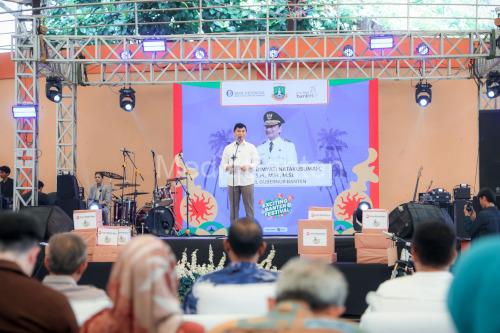 Wagub Banten, Achmad Dimyati Natakusumah buka Exiting Banten Festival. Foto Biro Adpim Banten