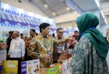Wagub Banten, Achmad Dimyati Nataksumah di Trade Expo Indonesia. Foto Biro Apim Banten