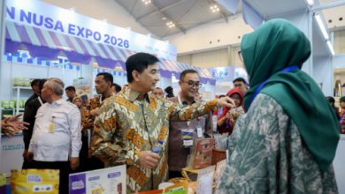 Wagub Banten, Achmad Dimyati Nataksumah di Trade Expo Indonesia. Foto Biro Apim Banten