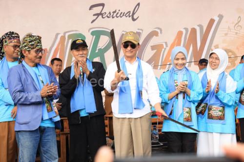 Wakil Gubernur Banten, Achmad Dimyati Natakusumah di Festival Gabrugan Padarincang. Foto Biro Adpim Banten