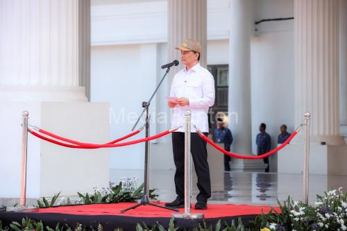 Wagub Banten, Achmad Dimyati Natakusumah jadi Irup Peringatan Hari Otonomi Daerah. Foto Biro Adpim Banten