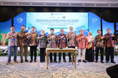 Wagub Banten, Achmad Dimyati Natakusumah di Acara di Tangerang. Foto Biro Adpim Banten