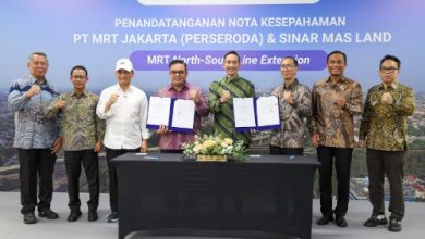 Wakil Gubernur Banten, Ahmad Dimyati Natakusumah hadiri MoU perluasan jalur MRT Lebak Bulus - Serpong. Foto: Biro Adpim Banten