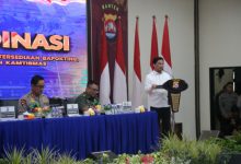 Wagub Banten, Ahmad Dimyati Natakusumah di Rakor di Mapolda Banten. Foto: Biro Adpim Banten