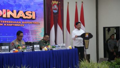 Wagub Banten, Ahmad Dimyati Natakusumah di Rakor di Mapolda Banten. Foto: Biro Adpim Banten