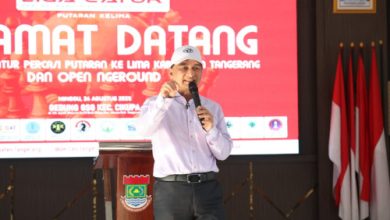 Wagub Banten, Ahmad Dimyati Natakusumah hadiri Liga Catur Kabupaten Tangerang. Foto: Biro Adpim Banten