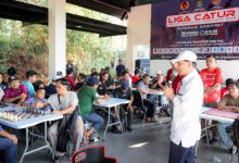 Wagub Banten, Ahmad Dimyati Natakusumah hadir di Liga Catur Percasi Kabuapten Tangerang. Foto: Biro Adpim Banten