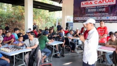 Wagub Banten, Ahmad Dimyati Natakusumah hadir di Liga Catur Percasi Kabuapten Tangerang. Foto: Biro Adpim Banten